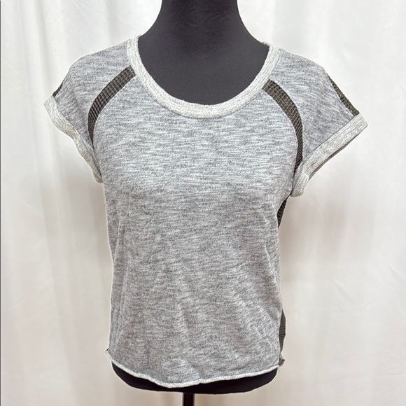Converse Gray and White Raglan top - Picture 1 of 7